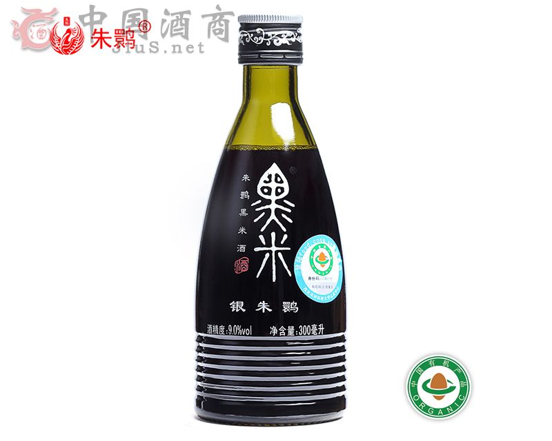朱鹮牌黑米酒 銀朱鹮 300ml 有機酒 全程0添加 保健酒養生酒